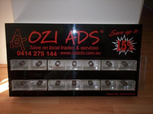 OZI ADS DISPLAY - ESTABLISHED 6 YEARS - OPERATE FROM HOME!