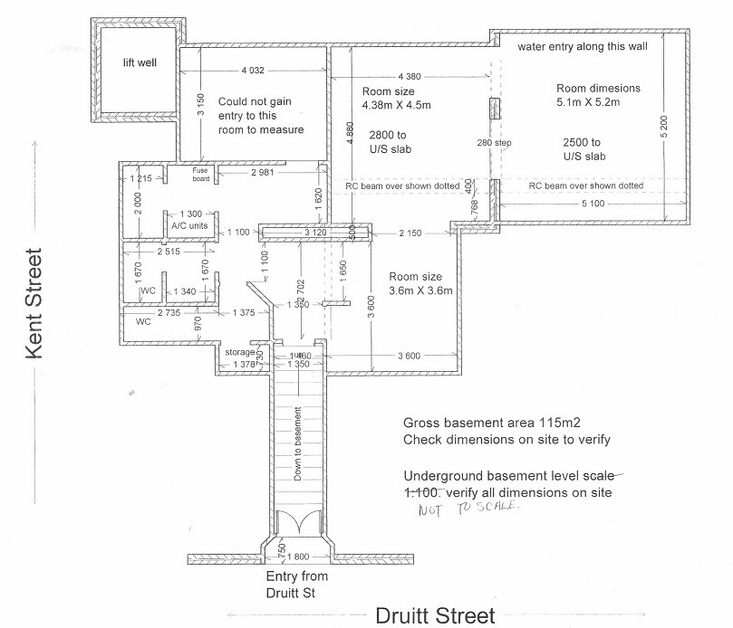 CBD Basement area for Lease
