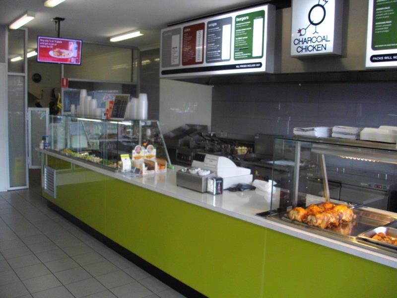 Very busy Charcoal chicken shop.