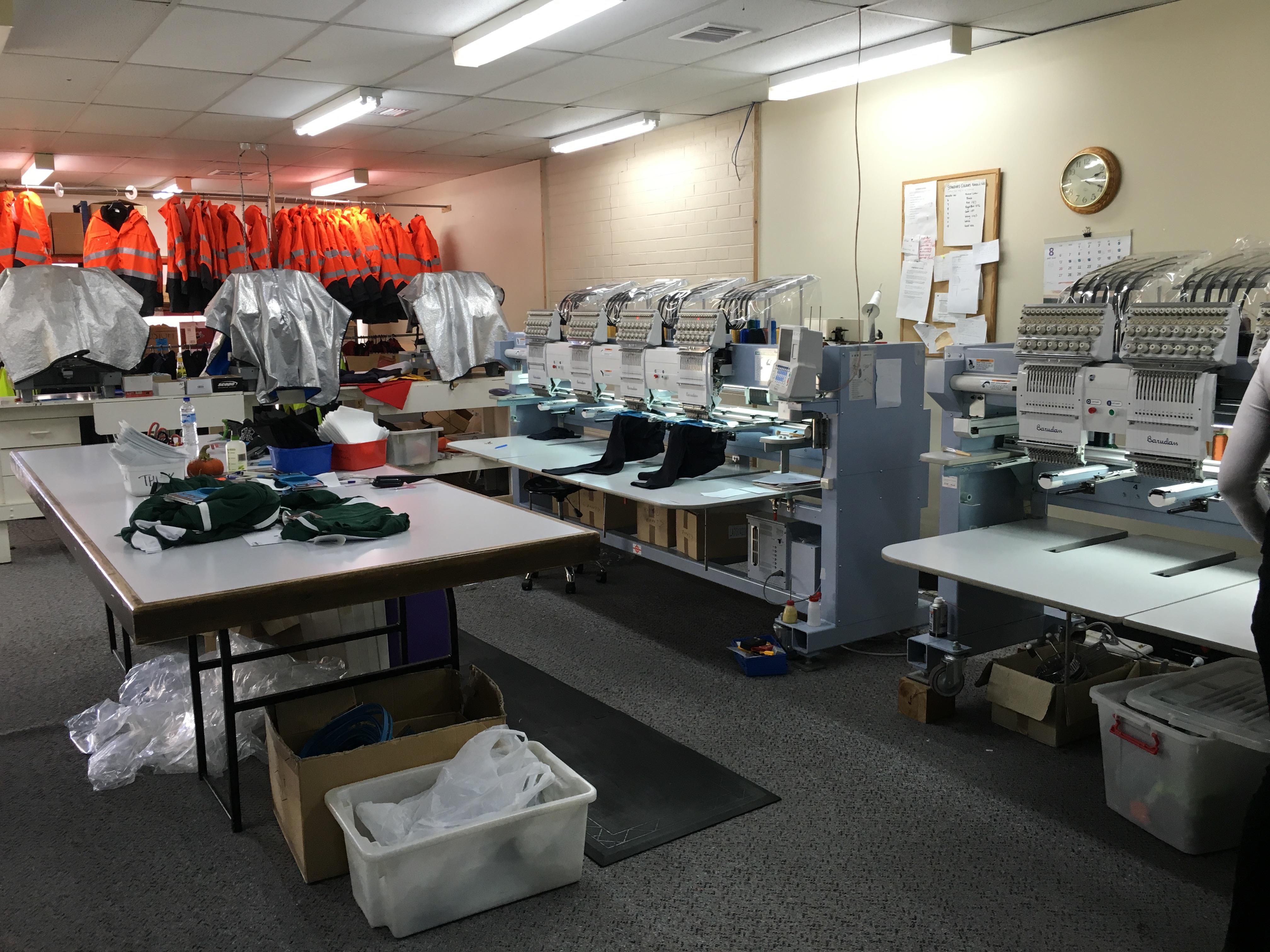 Well established business supplying embroidery, workwear & safety.