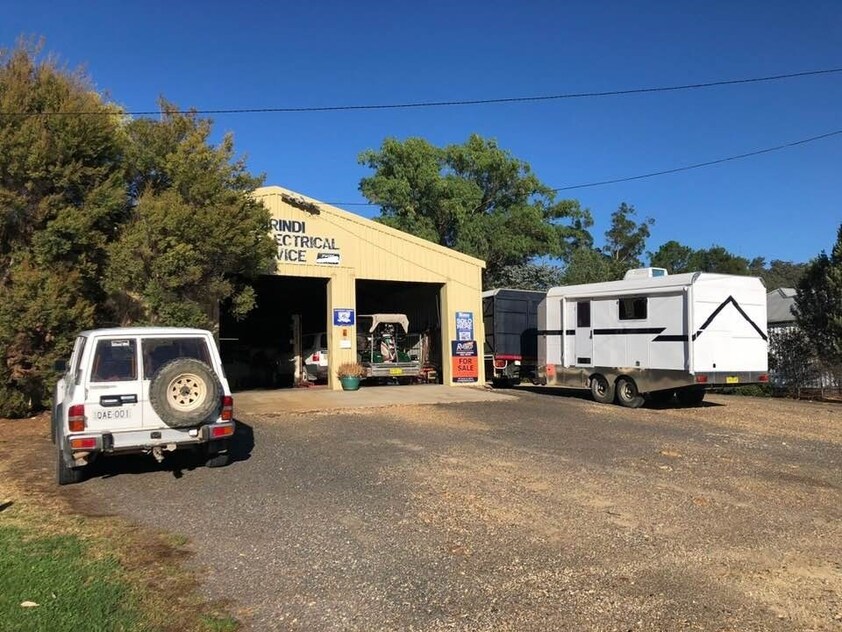 HIGHWAY FRONTAGE, RURAL AREA, ONLY AUTO ELECTRICIAN IN TOWN.