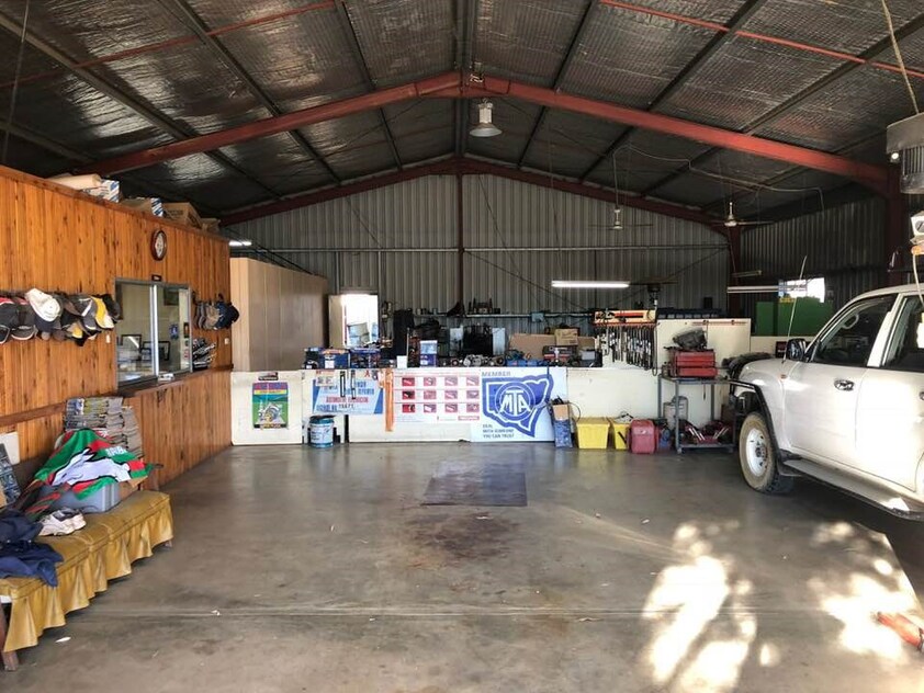 HIGHWAY FRONTAGE, RURAL AREA, ONLY AUTO ELECTRICIAN IN TOWN.