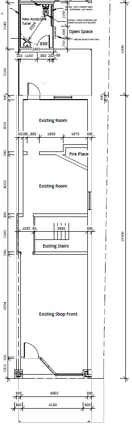 Prime Semaphore seaside location. In-between 2 historic businesses. Undergoing full renovation, scheduled completion date end of May. floor plan