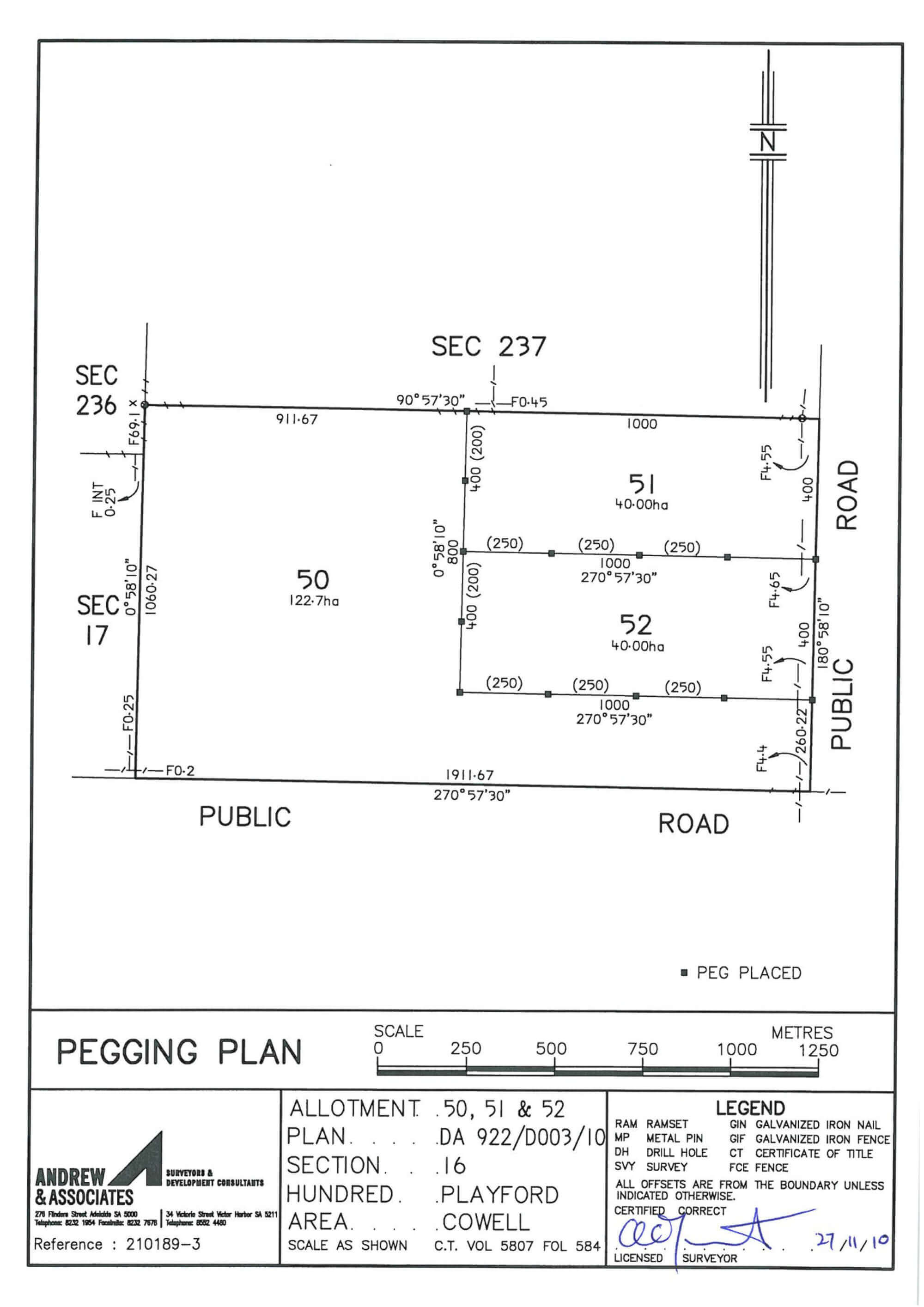 Lot 5052 Government Road Cowell SA 5602 Land for Sold