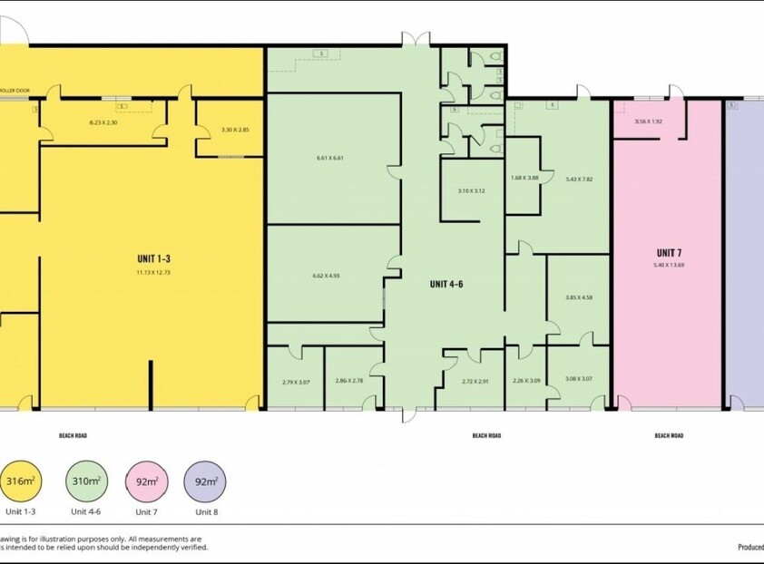 Affordable Beach Rd exposure floor plan