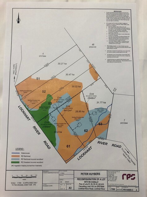 Rainforest Acreage FOR SALE. Newly Subdivided Only 10 BLOCKS (Now just 7 left). Last Freehold East Coast Blocks For Sale In North Queensland ! floor plan
