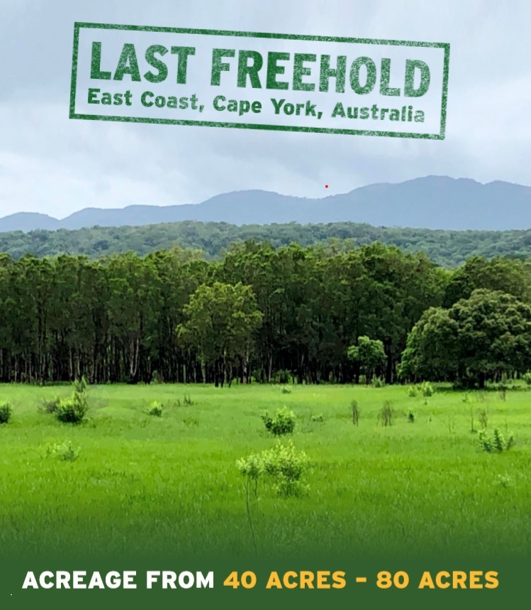 Rainforest Acreage FOR SALE. Newly Subdivided Only 10 BLOCKS (Now just 7 left). Last Freehold East Coast Blocks For Sale In North Queensland !