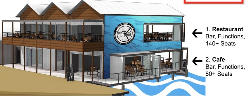 The Wharf NEW WATERFRONT PREMISES - SEEKING RESTAURANT / CAFE ENTREPRENEURS / CONSORTIUM'S floor plan