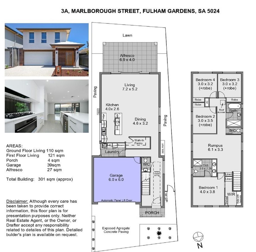 3A Marlborough Street Fulham Gardens SA 5024 House for Rent