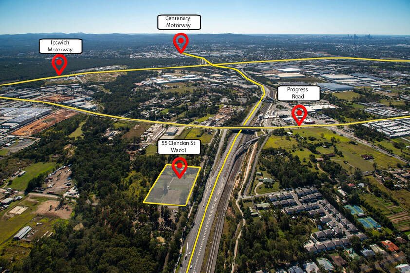 Golden Opportunity - Two Street Frontage - 15,596sqm of flat land with site office