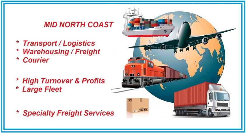 Transport - Courier - Freight - Warehousing. High Turnover/High Profits