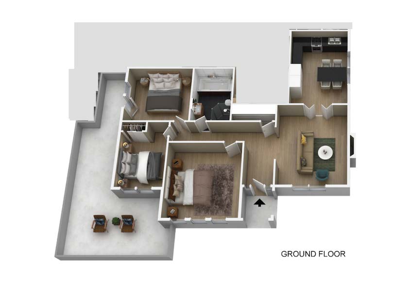 Light-filled home near Maroubra beach floor plan