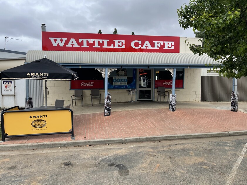 WATTLE CAFE AND TAKEAWAY, PLUS 2 BR HOME PLUS ADDITIONAL BLOCK - FREEHOLD SALE