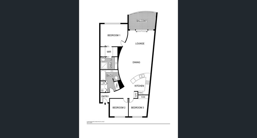 Stylish, north facing apartment only minutes walk from Garran hospital and school floor plan