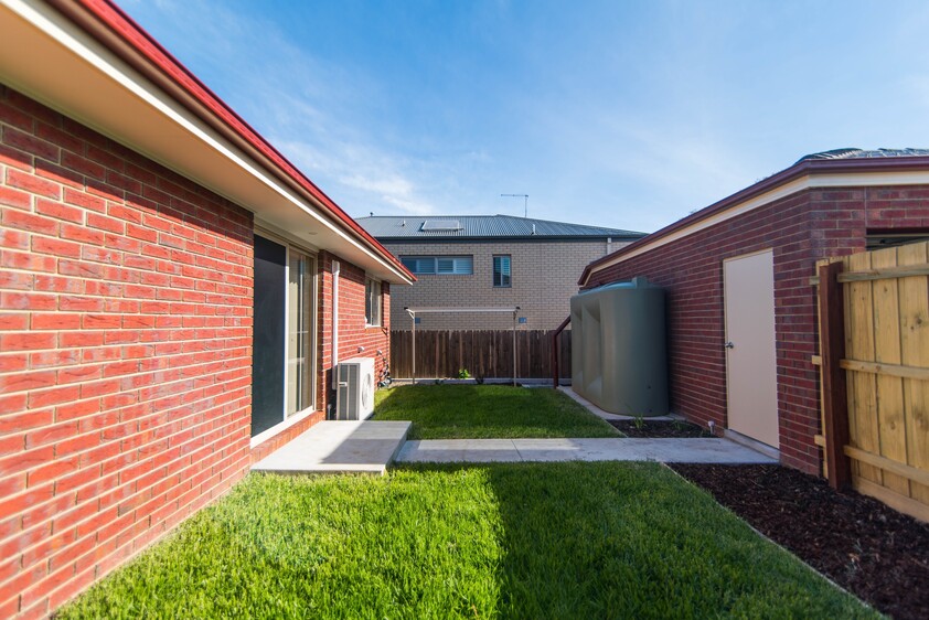 Open plan 2 bedroom unit including lock-up garage