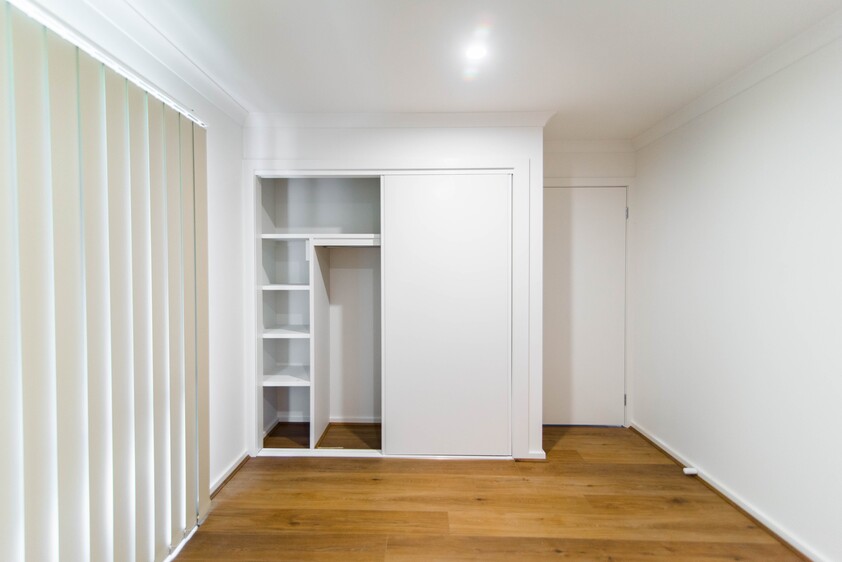 Open plan 2 bedroom unit including lock-up garage