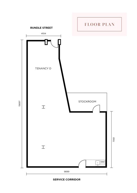 **LEASED!!! Outstanding 112 SQM Retail Space in Adelaide’s Premier Fashion & Lifestyle Precinct – Rundle Street East floor plan