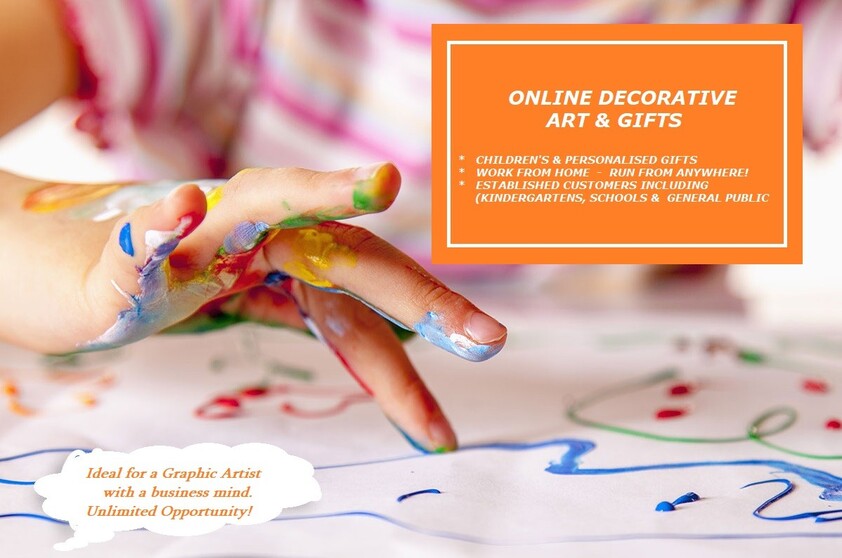 ONLINE CHILDREN’S ART GIFTS / PERSONALISED PHOTO PRODUCTS – RUN FROM ANYWHERE!