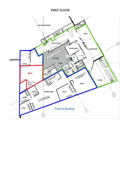IMMACULATE PROFESSIONAL OFFICE AND WAREHOUSE SPACE FOR LEASE floor plan