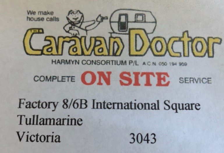 CARAVAN DOCTOR - MOBILE ONSITE CARAVAN & REPAIRS - SELLING FOR A BARGAIN!