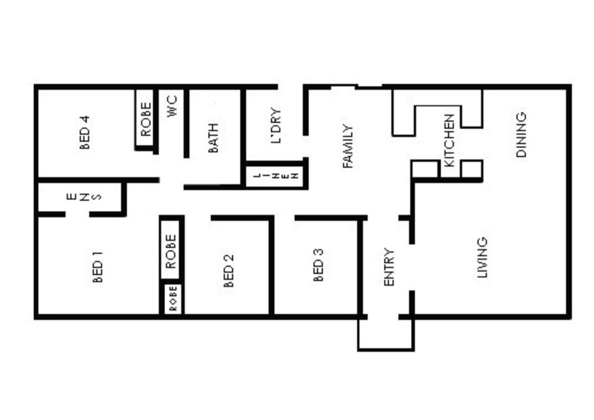 Convenient, Private and plenty of room for Outside Living floor plan