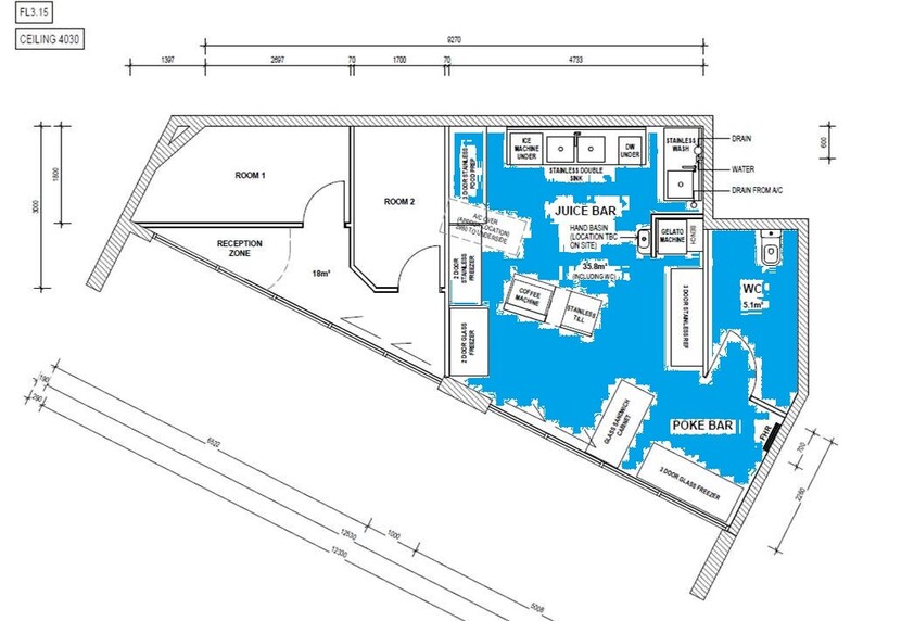 Affordable retail or office opportunity floor plan