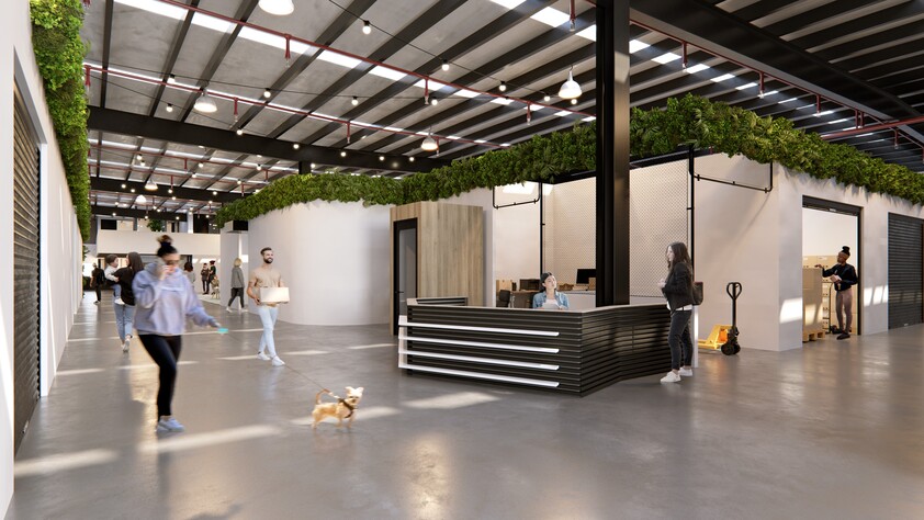 Individually secure warehouse units & private offices with thriving commuity!