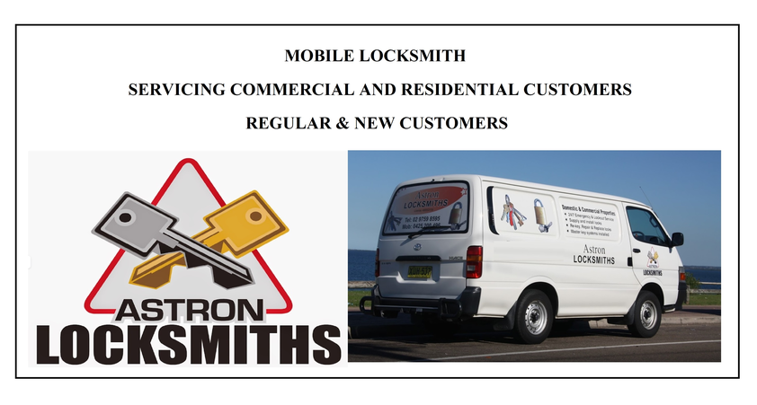 MOBILE LOCKSMITH WITH TOYOTA HI-ACE VAN