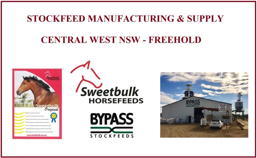 STOCKFEED MANUFACTURING & SUPPLY - CENTRAL WEST NSW - FREEHOLD