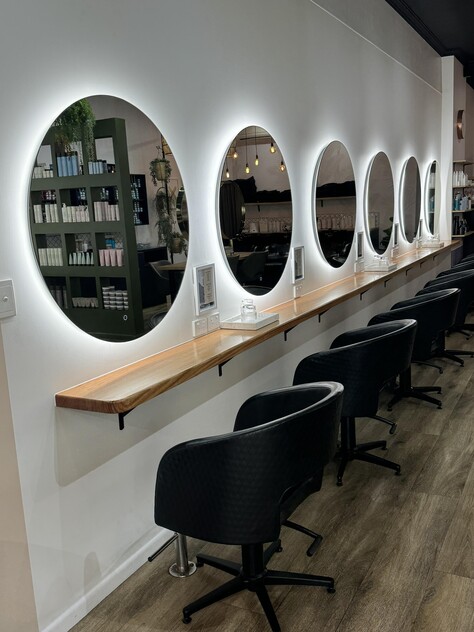 Award Winning Modern Hairdressing Salon in Townsville floor plan