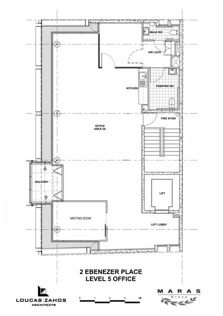 IMPECCABLE TOP FLOOR OFFICE SPACE IN ADELAIDE’S EAST END floor plan