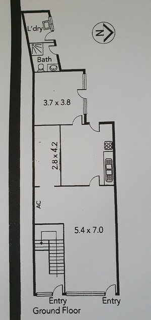 Competitively Priced Shop/Office in a great location floor plan