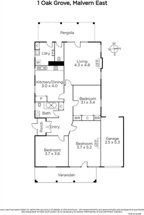 3 bedroom Period home for rent in Malvern East floor plan