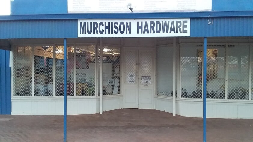 Hardware store, food retail and residence, with successful income sources attached