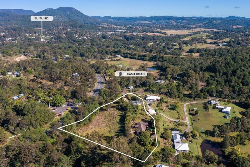 1 Cash Road Eumundi QLD 4562 Acreage Semi rural for Sold
