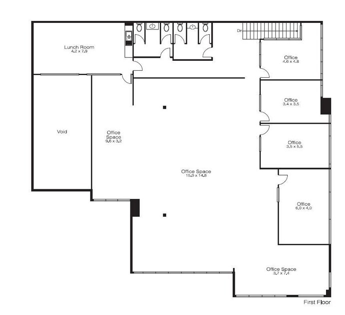 Corner Site - Entire Floor, Make an Offer ! floor plan