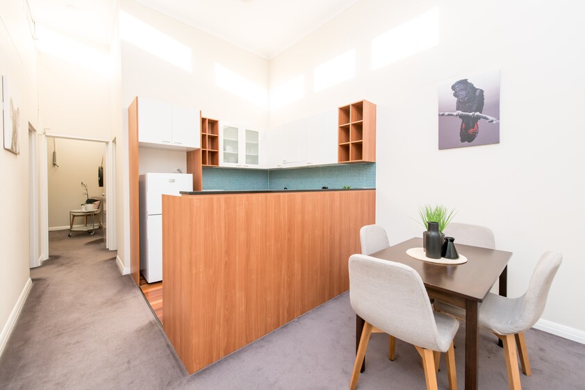 FURNISHED Sunny Terrace Apartment with oversized Main/study and huge balcony.