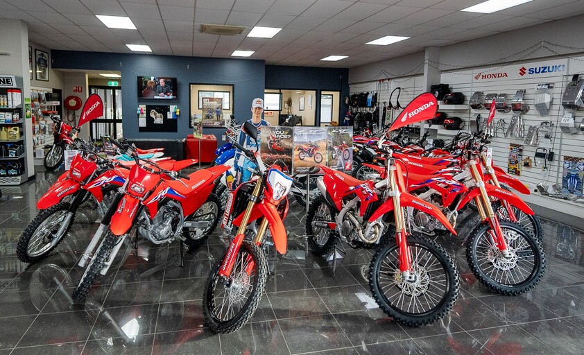 FREEHOLD PREMISES IN PROMINENT POSITION WITH SOLID MOTORCYCLE DEALERSHIP BUSINESS