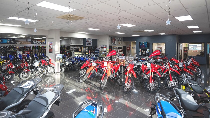 FREEHOLD PREMISES IN PROMINENT POSITION WITH SOLID MOTORCYCLE DEALERSHIP BUSINESS
