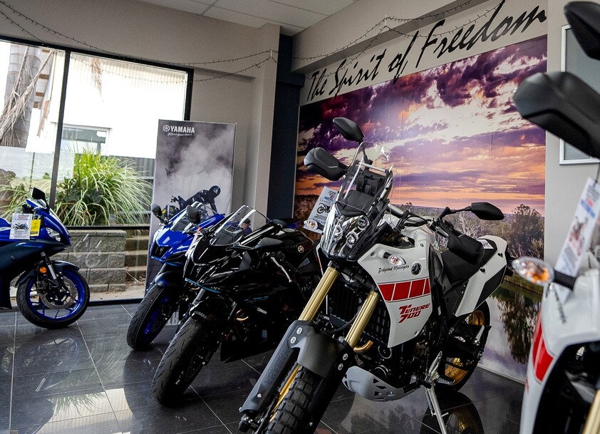 FREEHOLD PREMISES IN PROMINENT POSITION WITH SOLID MOTORCYCLE DEALERSHIP BUSINESS