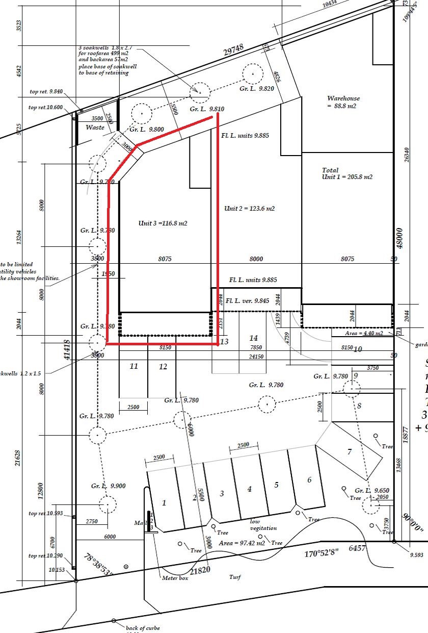 Showroom / Warehouse / store front floor plan