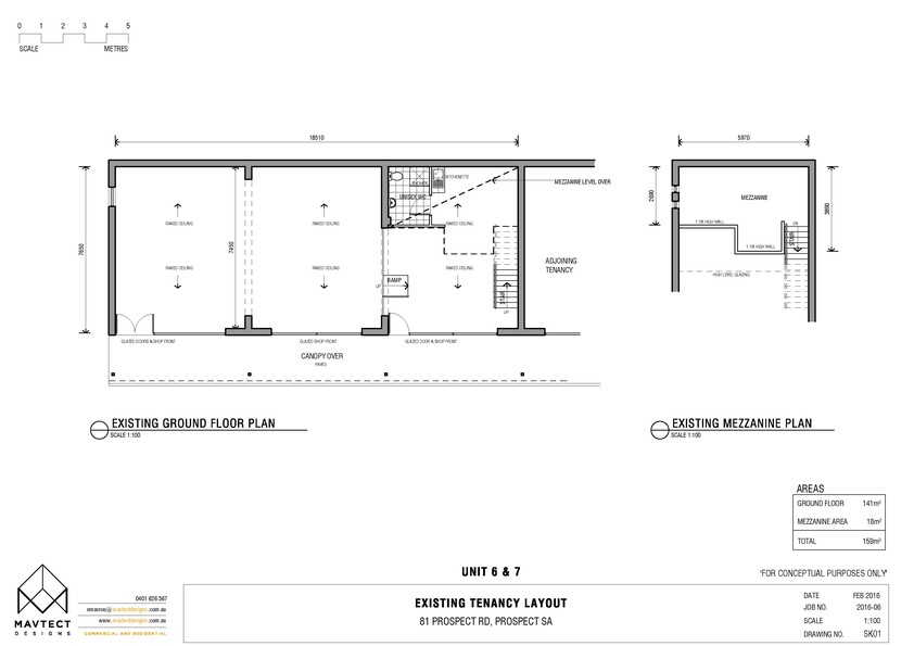 SUPERB MODERN SPACE OF 159 SQM PROSPECT ROAD VILLAGE HEART floor plan