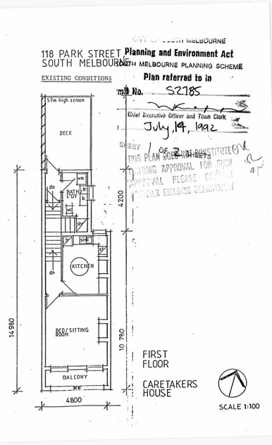 Unique Opportunity to Invest in a Historical Building in South Melbourne - Operating as an Indian Restaurant for 40 years floor plan