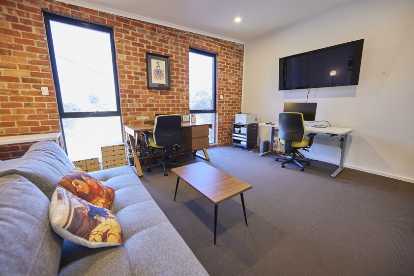 Production House with office suites, film studio and abode.