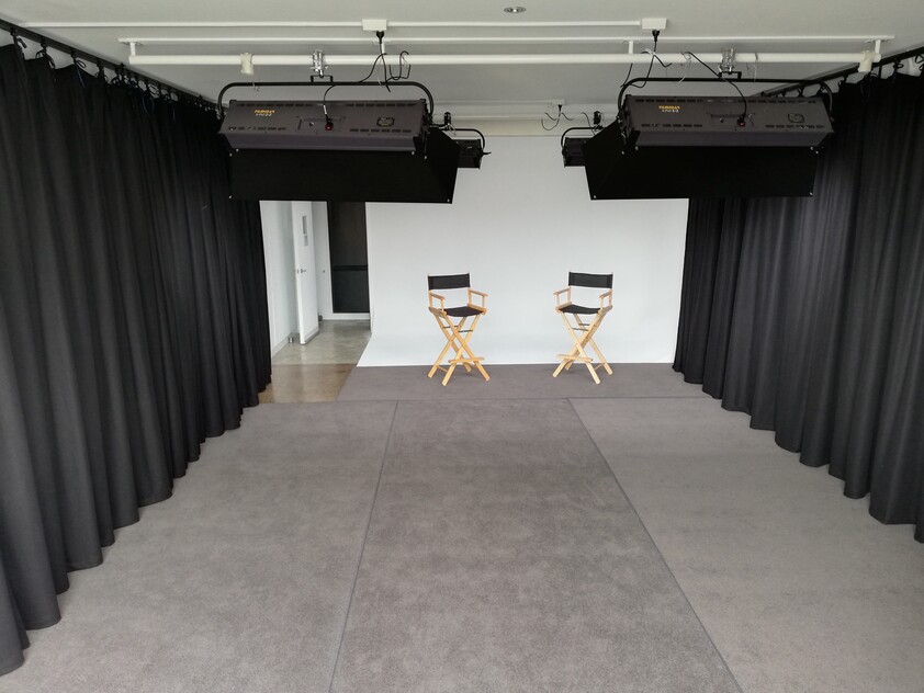 Production House with office suites, film studio and abode.