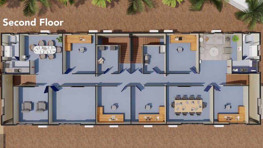 COMMERCIAL DUPLEX ACROSS TWO TITLES floor plan