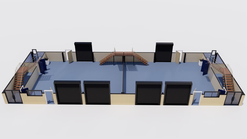 COMMERCIAL DUPLEX ACROSS TWO TITLES