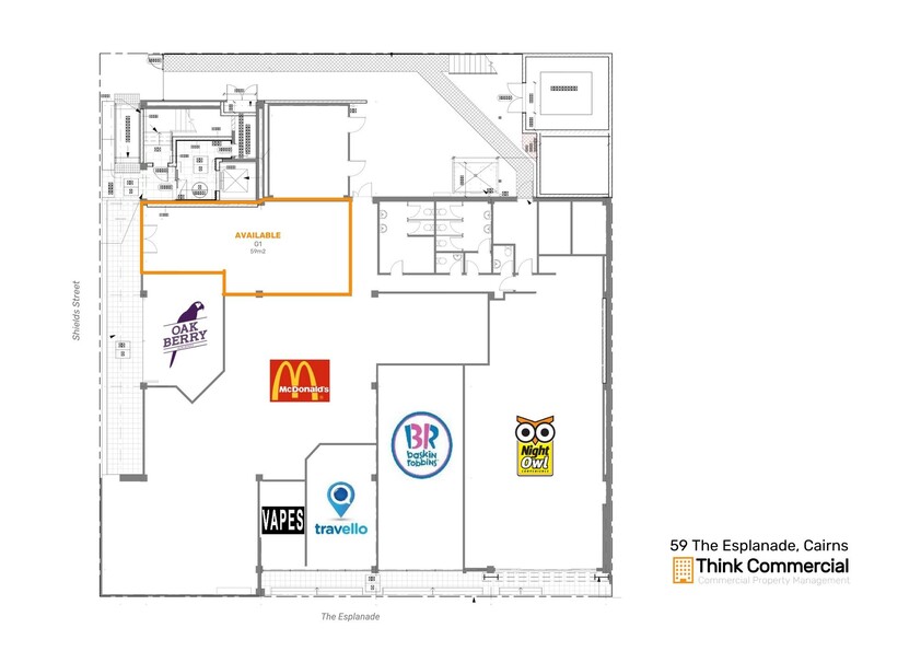 Prime Cairns Esplanade Location! floor plan