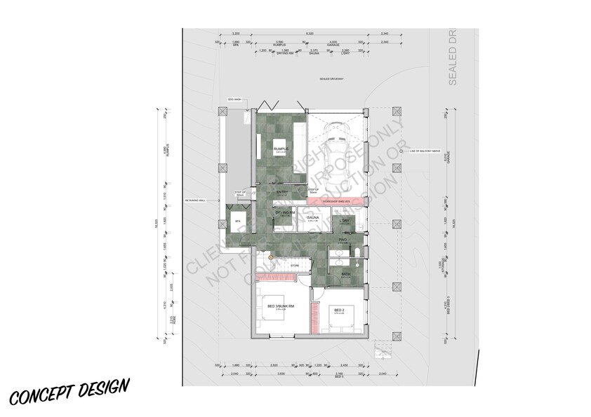 Large North-Facing Alpine Building Block floor plan