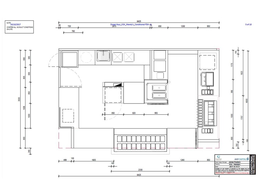 Wendy’s Milk Bar Franchise: Profitable, Established Location & High Foot Traffic floor plan